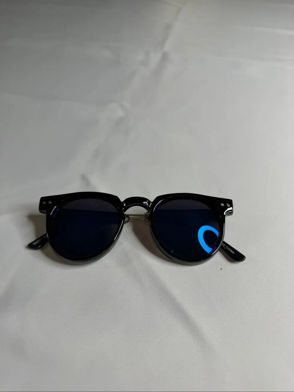 Teddy Boy Cat .3 Spitfire England Sunglasses Black,  Blue Iridium